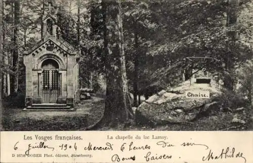 Ak Vosges, Chapelle du lac Lamay, Chaire