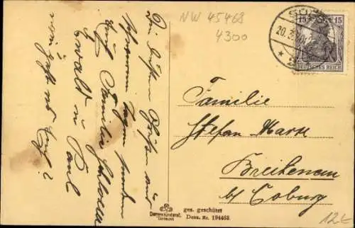 Ak Mülheim an der Ruhr, Hindenburgstraße