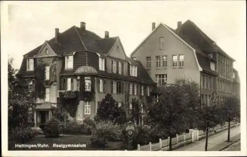 Ak Hattingen an der Ruhr, Realgymnasium