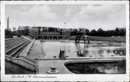 Ak Gladbeck im Ruhrgebiet Westfalen, Freibad