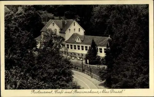 Ak Bad Wilhelmshöhe Kassel in Hessen, Restaurant Pensionshaus Neue Drusel