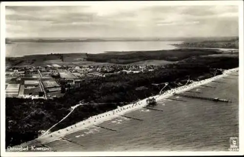 Ak Ostseebad Koserow auf Usedom, Luftaufnahme