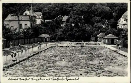 Ak Bad Bergzabern an der Weinstraße Pfalz, Schwimmbad