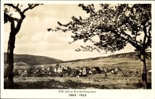 Ak Sterkelshausen Alheim in Hessen, Panorama