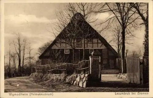 Ak Lesumbrok Burglesum Bremen, Heimatmuseum Wigmodiheim