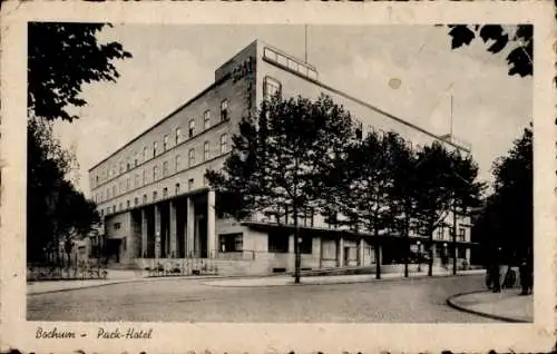 Ak Bochum Westfalen, Straßenpartie am Park Hotel