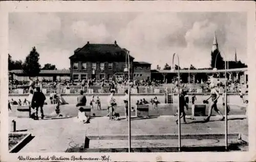 Ak Wattenscheid Bochum Ruhrgebiet, Stadion Beckmann Hof