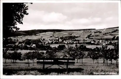 Ak Sommerau Eschau im Spessart, Panorama