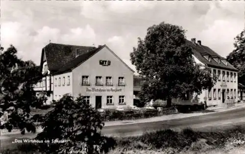 Ak Rohrbrunn Weibersbrunn im Spessart, Das Wirtshaus im Spessart