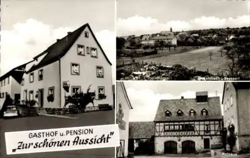 Ak Eichelsbach Elsenfeld in Unterfranken, Gasthof Zur schönen Aussicht