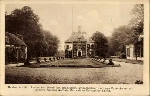 Ak Standort Vuursche Baarn Utrecht Niederlande, Drakensteyn Castle