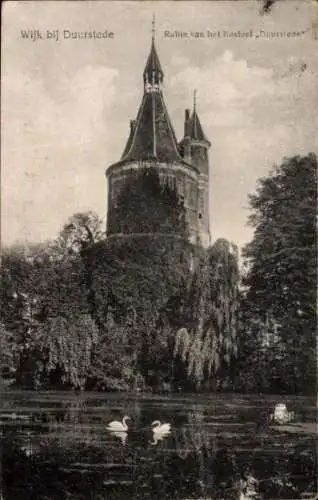 Ak Wijk bij Duurstede Utrecht, Ruinen der Burg Duurstede