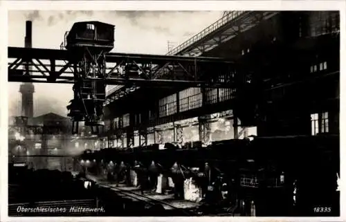 Ak Katowice Kattowitz Oberschlesien, Oberschlesisches Hüttenwerk