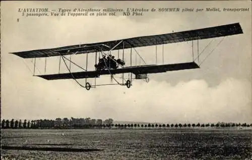 Ak Aviation, Arten von Militärflugzeugen, Sommers Aerobus, gesteuert von Mollat
