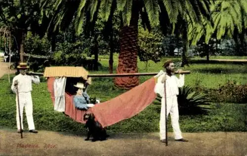 Ak Insel Madeira Portugal, Rede, Sänfte