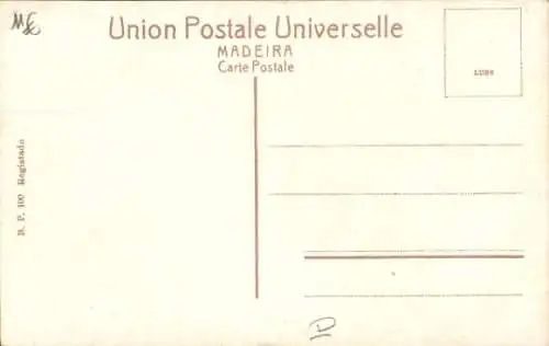 Ak Insel Madeira Portugal, Rede, Sänfte