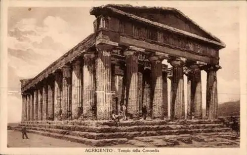 Ak Girgenti Agrigent Sicilia, Tempio della Concordia
