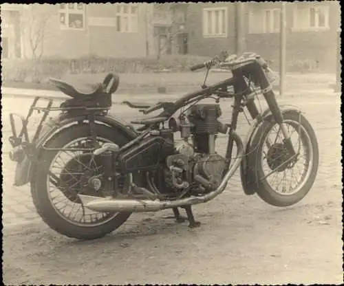 Foto Motorrad, Straßenpartie, NSU Konsul