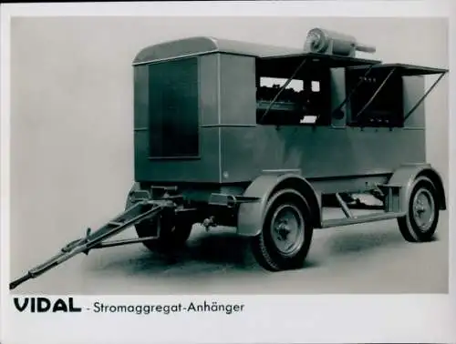 Foto Vidal Stromaggregat Anhänger