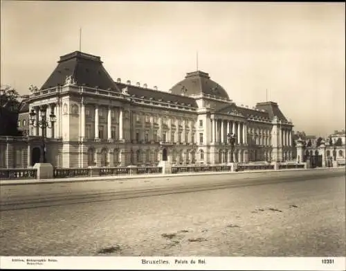 Foto Bruxelles Brüssel, Palais du Roi, um 1900