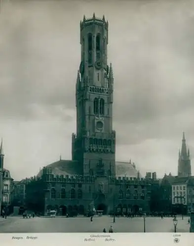 Foto Bruges Brügge Flandern Westflandern, Beffroi, um 1900