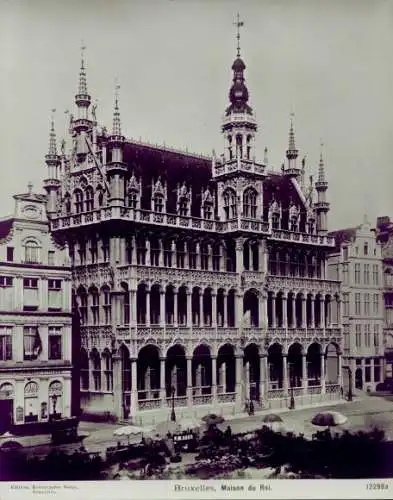 Foto Bruxelles Brüssel, Maison du Roi, um 1900