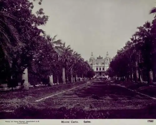 Foto Monte Carlo Monaco, Casino, um 1900