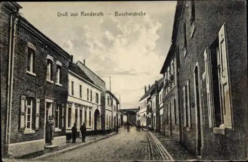 Ak Randerath Heinsberg Westfalen, Partie in der Buscher Straße