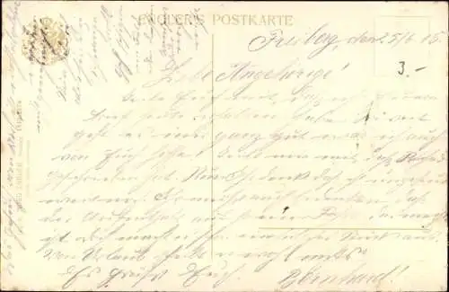 Ak Freiberg in Sachsen, Dom, Innenansicht, Silbermann Orgel