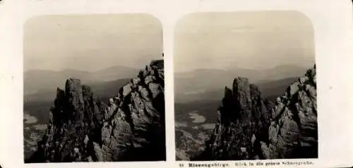 Stereo Foto Śnieżne Kotły Schneegrube Riesengebirge Schlesien