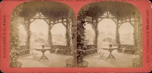 Stereo Foto Paris, Weltausstellung 1878, Champ de Mars