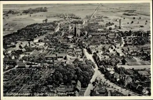 Ak Gräfenhainichen in Sachsen Anhalt, Luftaufnahme