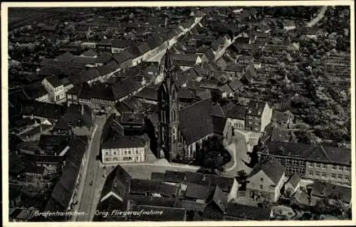 Ak Gräfenhainichen in Sachsen Anhalt, Luftaufnahme