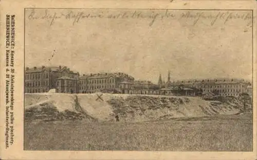 Ak Skierniewice Polen, Kaserne, 31. Alexejewski-Infanterie-Regiment