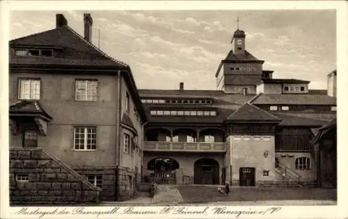 Ak Wernesgrün Steinberg Sachsen, Mustergut der Grenzquell Brauerei H. Günnel