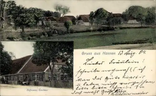 Ak Hansen Uelzen in Niedersachsen, Hoffmanns Gasthaus