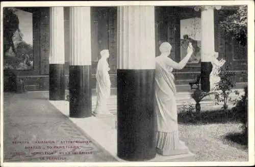 Ak Korfu Griechenland, Achilleion, Villa Imperiale, Le Peristyle