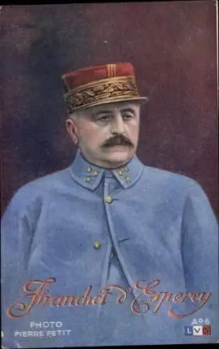 Ak General Louis Félix Marie Franchet d’Espèrey