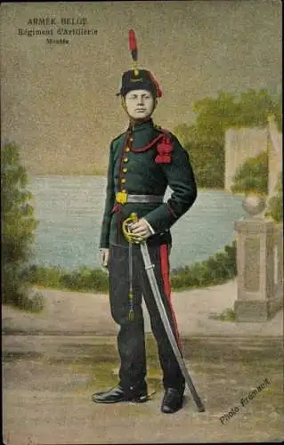 AK Belgische Armee, Artillerie-Regiment