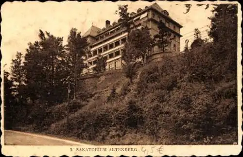 Ak Elsass Bas Rhin, Sanatorium Altenberg