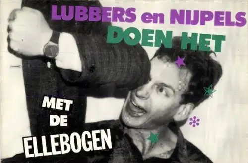 Ak Lubbers und Nijpels arbeiten mit ihren Ellenbogen