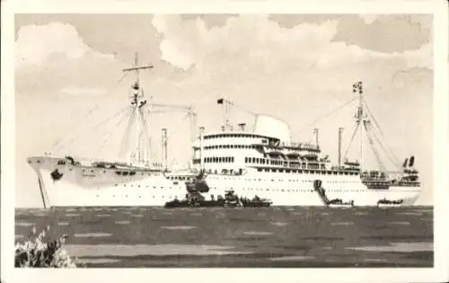 Ak Kombinationsschiff SS Laos, Messageries Maritimes, SS Viet Nam, SS Cambodge