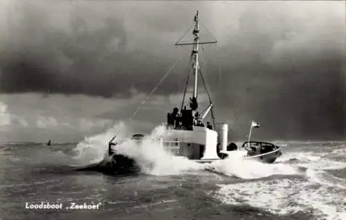 Ak Niederländisches Lotsenboot Zeekoet