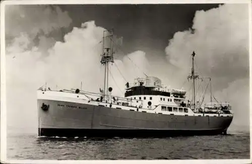 Ak Frachtschiff M.S. Prins Frederik Willem, Oranje Lijn