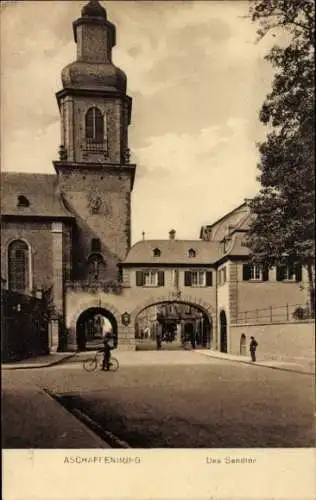 Ak Aschaffenburg in Unterfranken, Sandtor