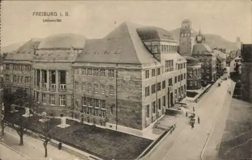 Ak Freiburg im Breisgau, Universität, Außenansicht