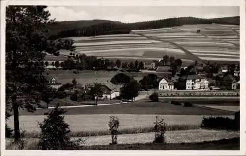 Ak Erlbach im Vogtland, Bahnhofsviertel, am Hohen Stein