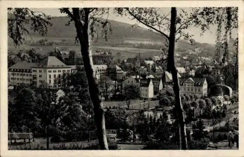 Ak Oberschlema Bad Schlema im Erzgebirge Sachsen, Teilansicht