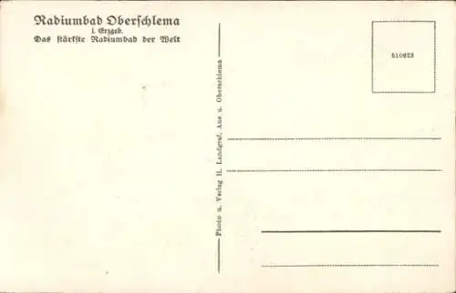 Ak Oberschlema Bad Schlema im Erzgebirge Sachsen, Teilansicht