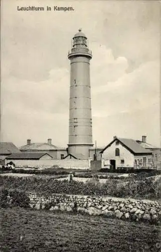 Ak Kampen auf Sylt, Leuchtturm